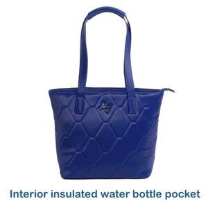LUG Paddock Satin Luxe VL (Vegan Leather) Tote / Shoulder Bag - Sapphire
